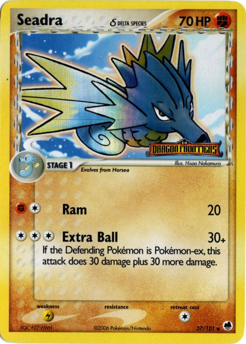 シードラ デルタ種 海外版 英語版 リバホロ Seadra - 37/101 -【Card