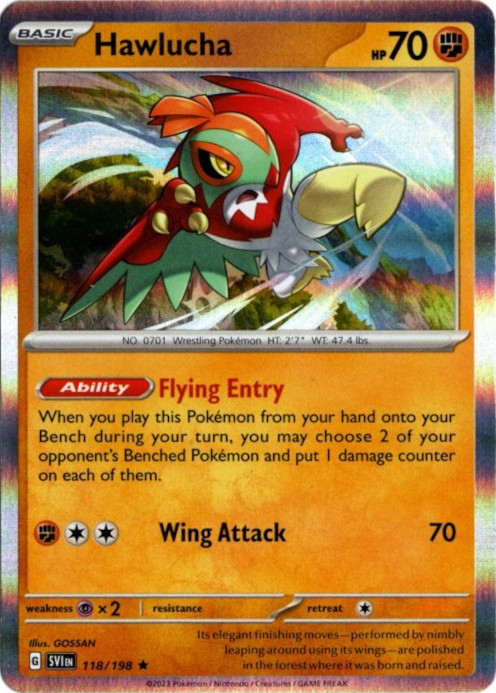 ルチャブル 海外版 英語版 Hawlucha - 118/198 -【Card Chicken】