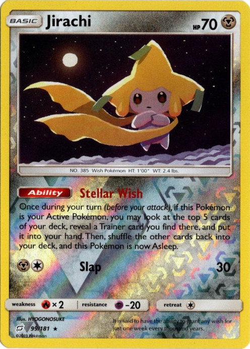 ジラーチ 海外版 英語版 リバホロ Jirachi - 99/181 -【Card Chicken】