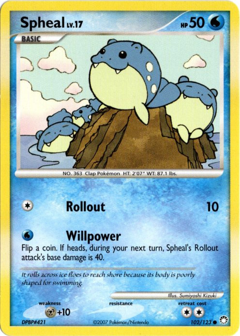 タマザラシ 海外版 英語版 Spheal - 102/123 -【Card Chicken】