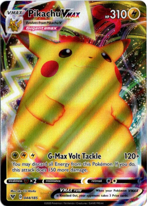 ピカチュウVMAX 海外版 英語版 Pikachu VMAX - 044/185 -【Card Chicken】