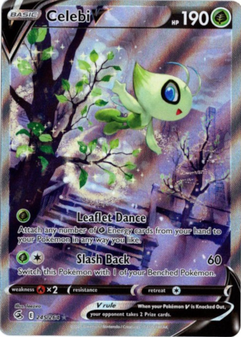 セレビィV SR SA 海外版 英語版 Celebi V - 245/264 -【Card Chicken】