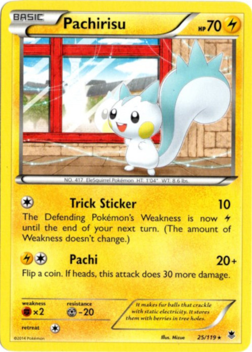 パチリス 海外版 英語版 Pachirisu - 25/119 -【Card Chicken】