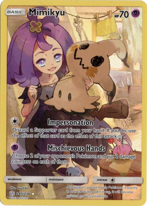 ミミッキュ CHR 海外版 英語版 Mimikyu - 245/236 -【Card Chicken】
