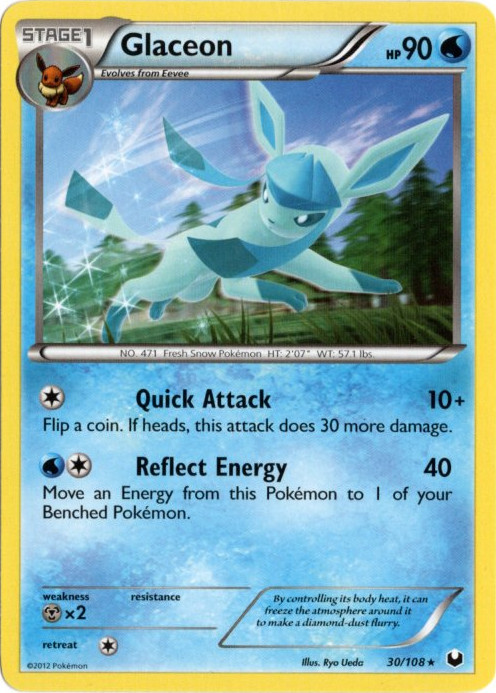 グレイシア 海外版 英語版 Glaceon - 30/108 -【Card Chicken】