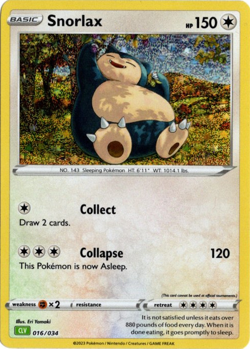 カビゴン Classic 海外版 英語版 Snorlax - 016/034 -【Card Chicken】