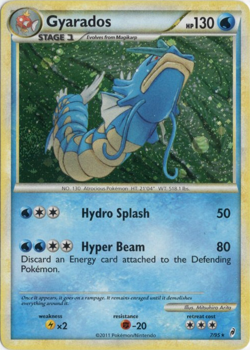 ギャラドス 海外版 英語版 Gyarados - 7/95 - 海外限定イラスト【Card