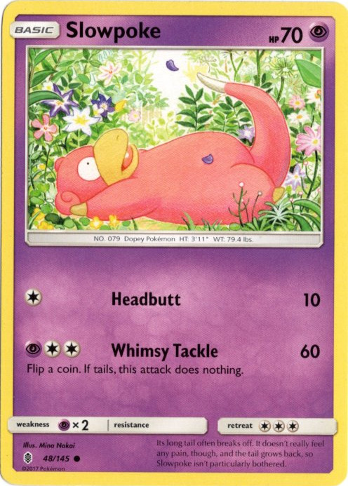 ヤドン 海外版 英語版 Slowpoke - 48/145 -【Card Chicken】