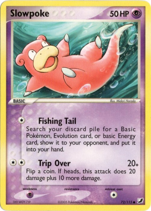 ヤドン 海外版 英語版 Slowpoke - 72/115 -【Card Chicken】