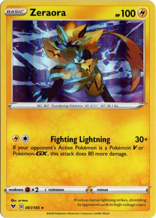 ゼラオラ 海外版 英語版 Zeraora - 061/185 -【Card Chicken】