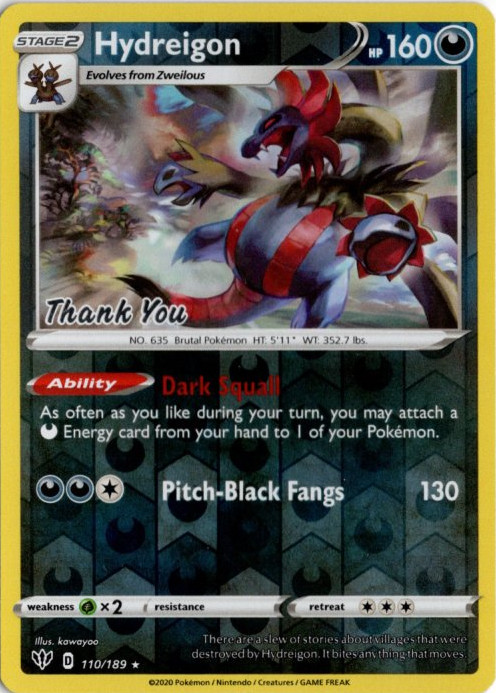 サザンドラ 海外版 英語版 Thank You プロモ Hydreigon - 110/189