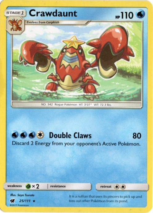 シザリガー 海外版 英語版 Crawdaunt - 25/111 -【Card Chicken】