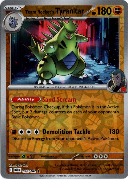 ロケット団のバンギラス 海外版 英語版 リバホロ Team Rocket's