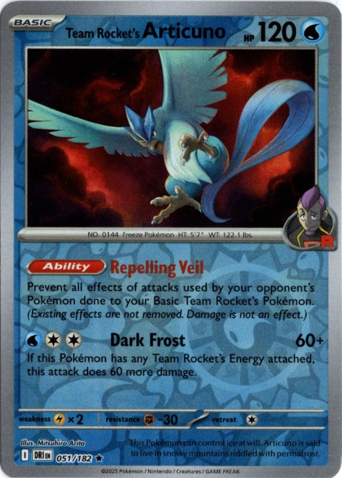 ロケット団のフリーザー 海外版 英語版 リバホロ Team Rocket's