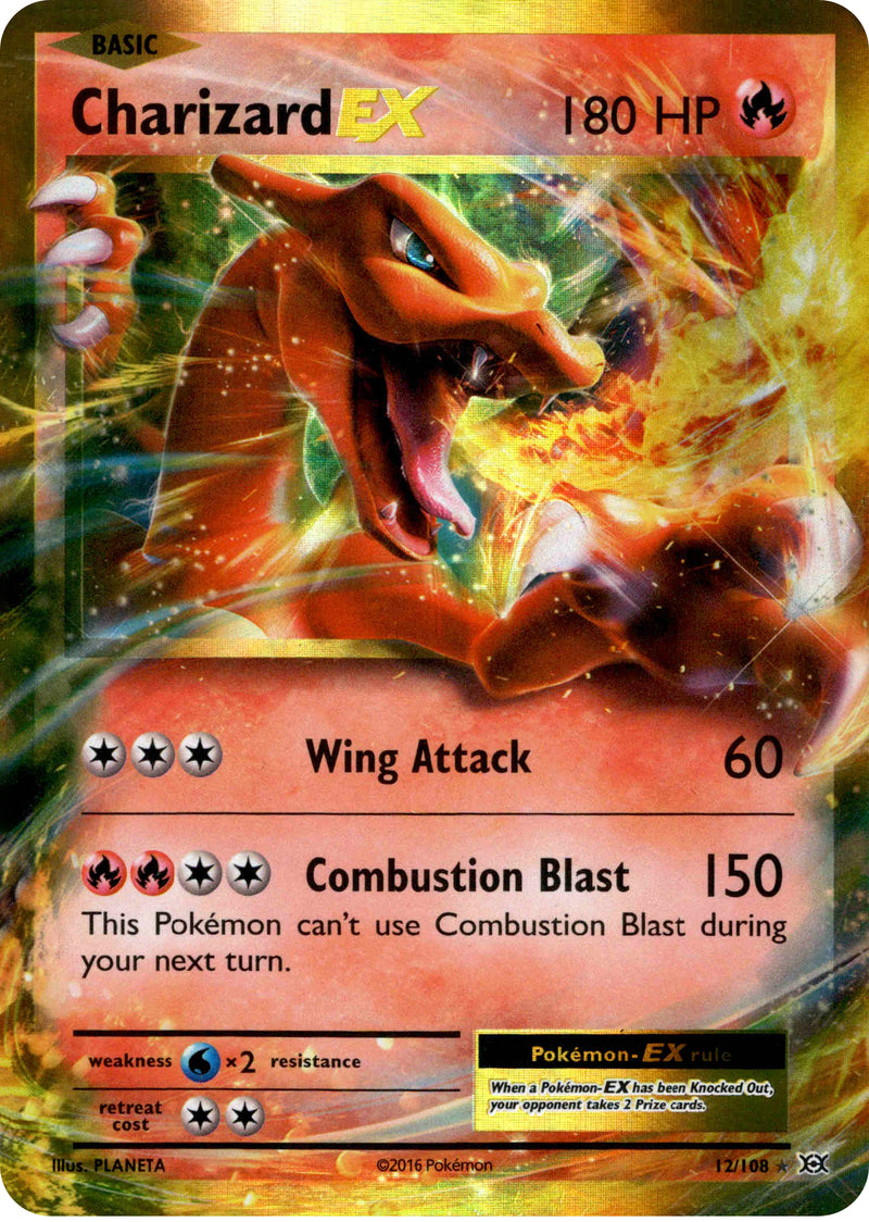 Charizard EX - 12/108 - Evolutions - Holo – Card Cavern Trading