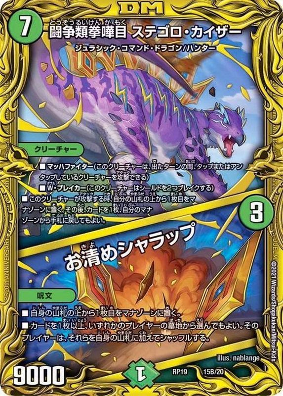 状態B〕闘争類拳嘩目ステゴロ・カイザー/お清めシャラップ