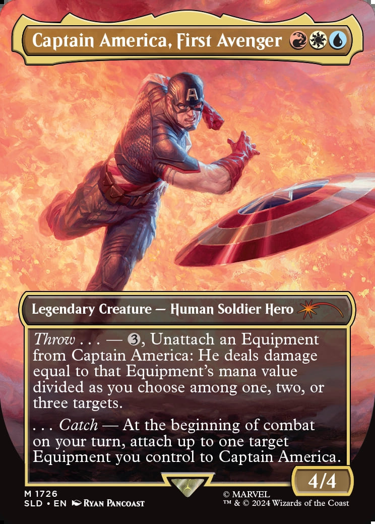 EX+](FOIL)(1726)Captain America, First Avenger《英語》【SLD】