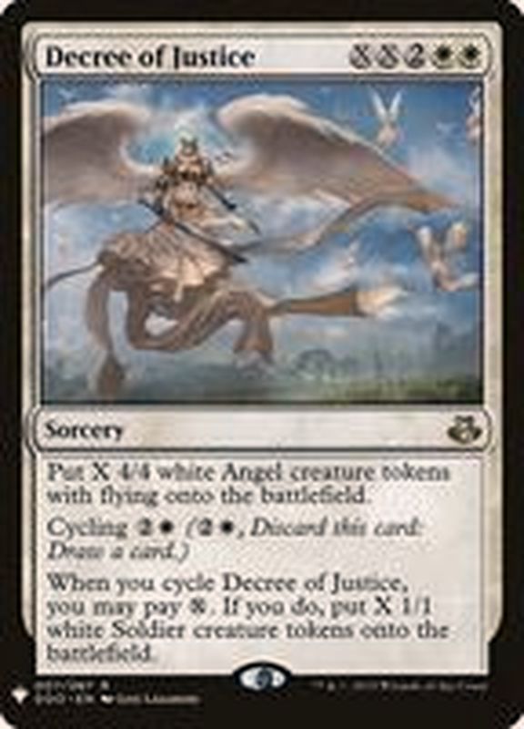 EX+]正義の命令/Decree of Justice《英語》【Reprint Cards(The List)】