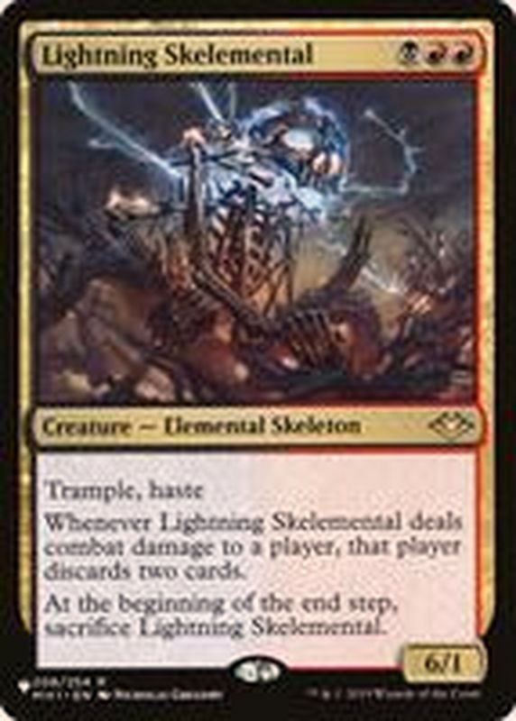 EX+]稲妻の骨精霊/Lightning Skelemental《英語》【Reprint Cards(The