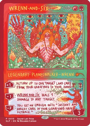 FOIL)(0015)レンと六番/Wrenn and Six《英語》【Secret Lair Showdown】