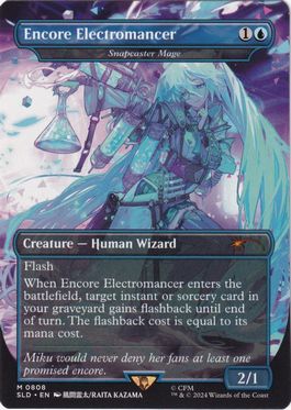 FOIL)(0808)アンコールの電術師/Encore Electromancer // 瞬唱の魔道士