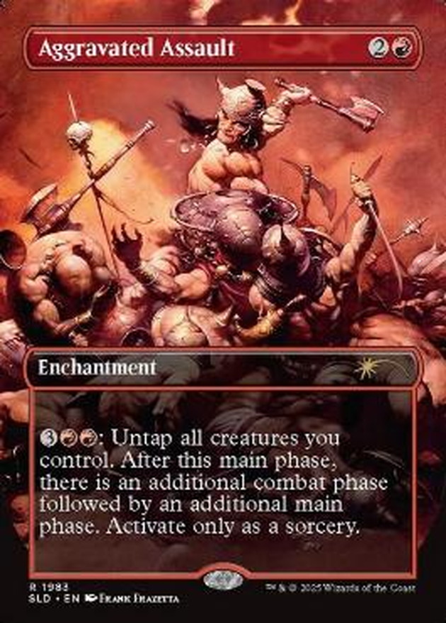 MTG【ボーダーレス】追い討ち/Aggravated Assault 日日英英 MTG