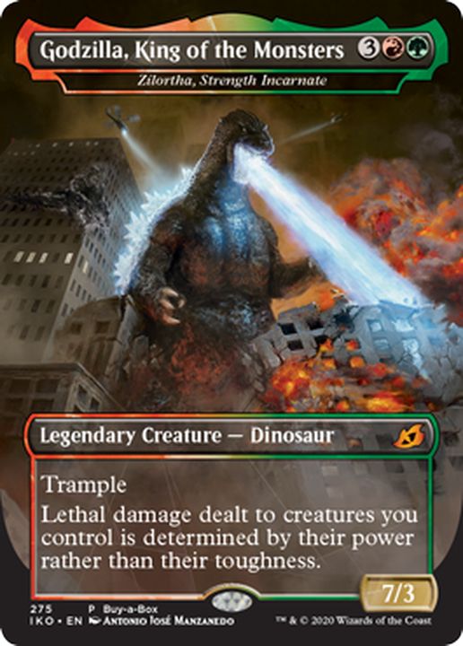 EX](FOIL)怪獣王、ゴジラ/Godzilla, King of the Monsters《英語》【IKO】