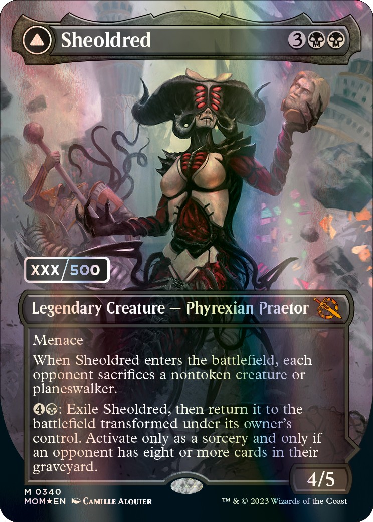 黙示録、シェオルドレッド(プロモスタンプ) 1枚 MTG 黙示録、シェオル