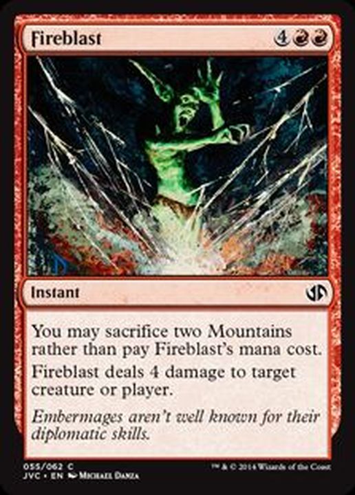 火炎破/Fireblast《英語》【Duel Decks: Anthology】