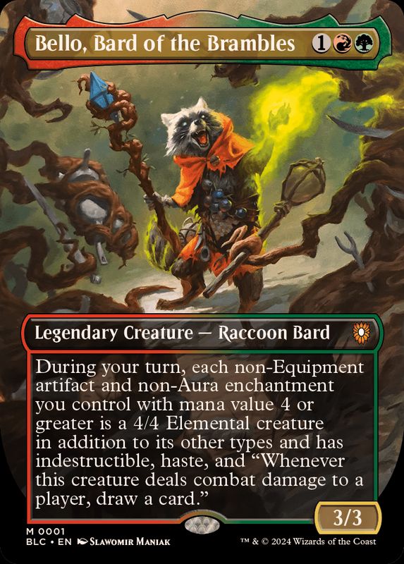 フルアート)茨の吟遊詩人、べロ/Bello, Bard of the Brambles《英語