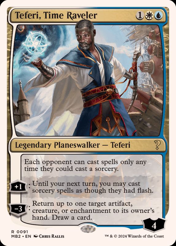 時を解す者、テフェリー/Teferi, Time Raveler《英語》【Reprint Cards