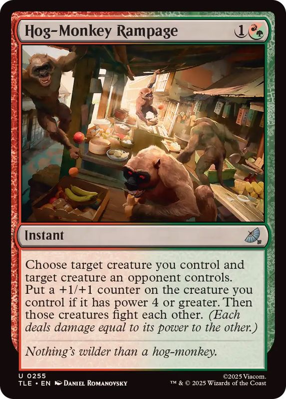 FOIL)イノザル大騒動/Hog-Monkey Rampage《英語》【TLE】