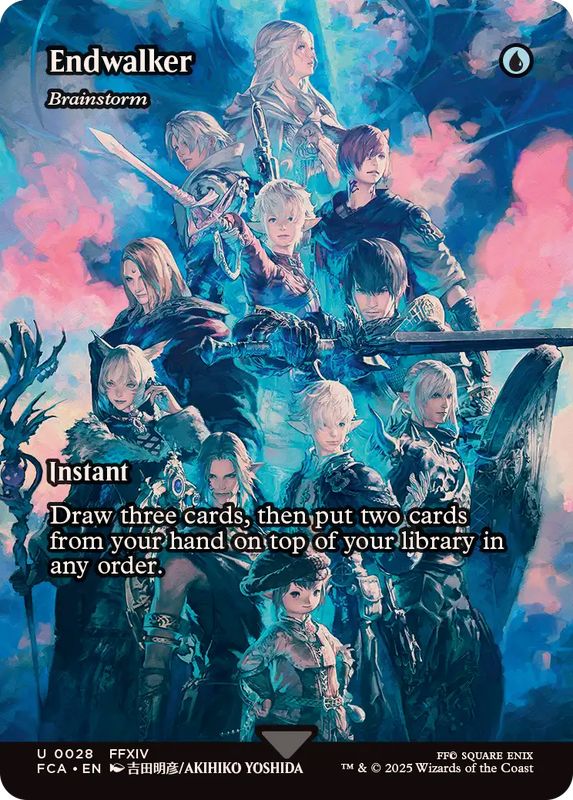 EX+]暁月のフィナーレ/Endwalker // 渦まく知識/Brainstorm《英語》【FCA】