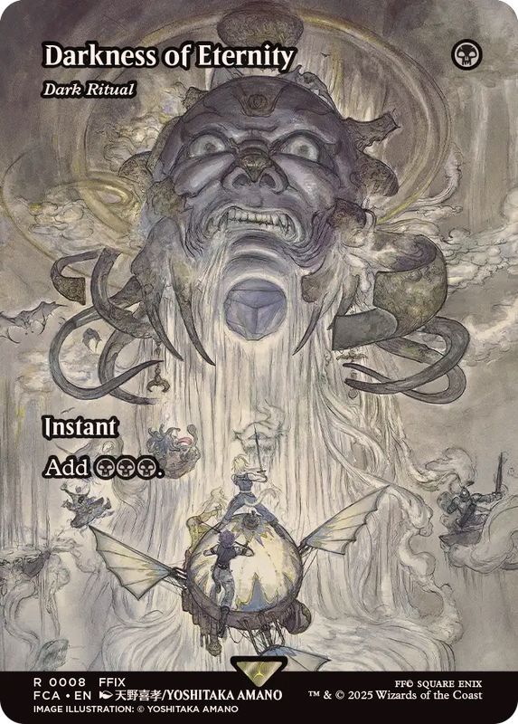 FOIL)永遠の闇/Darkness of Eternity // 暗黒の儀式/Dark Ritual《英語