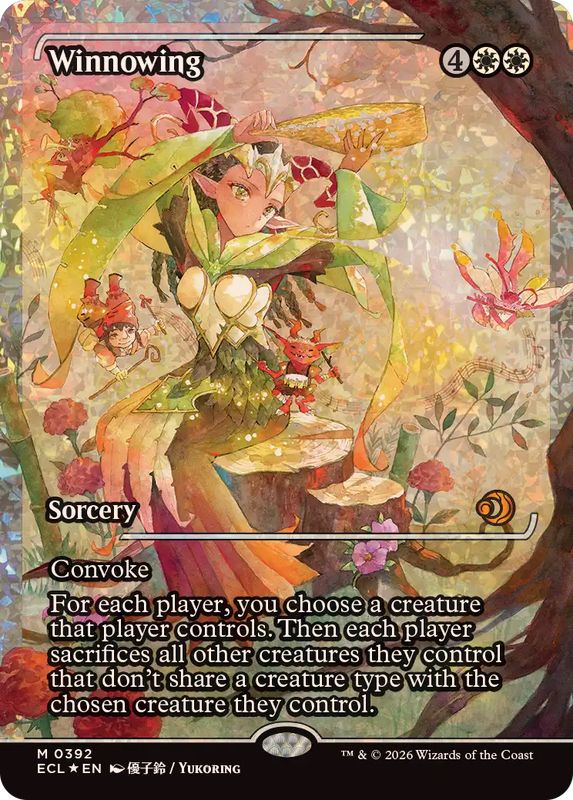 EX+](フラクチャーFOIL)篩い飛ばし/Winnowing《英語》【ECL】