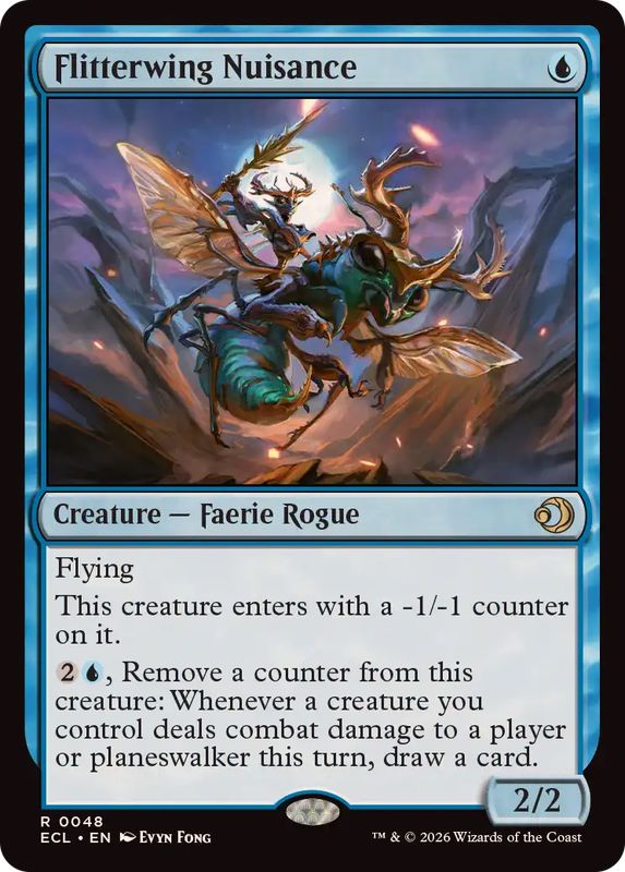 EX+]閃翼の嫌がらせ屋/Flitterwing Nuisance《英語》【ECL】