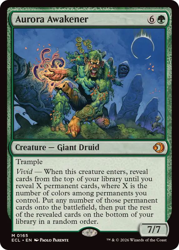 FOIL)オーロラの呼び起こす者/Aurora Awakener《英語》【ECL】