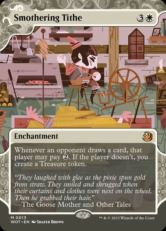 EX+](ショーケース枠)息詰まる徴税/Smothering Tithe《英語》【WOT】