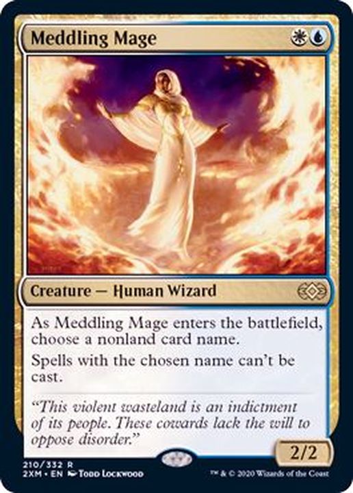 FOIL)翻弄する魔道士/Meddling Mage《英語》【2XM】