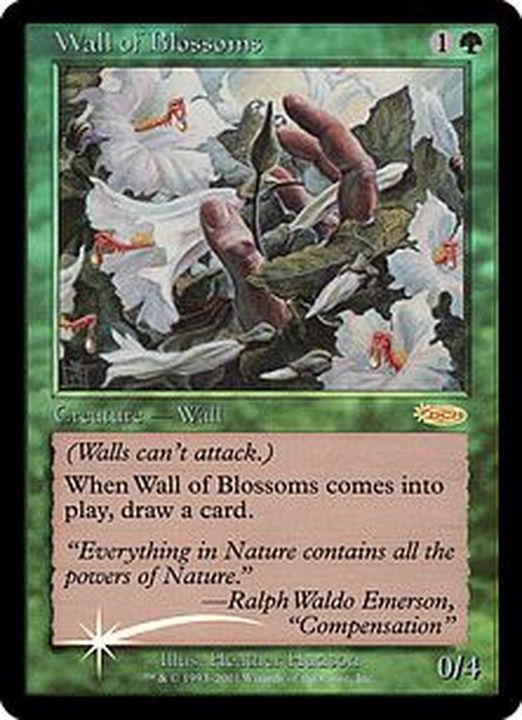 FOIL)花の壁/Wall of Blossoms《英語》【FNM Promos】