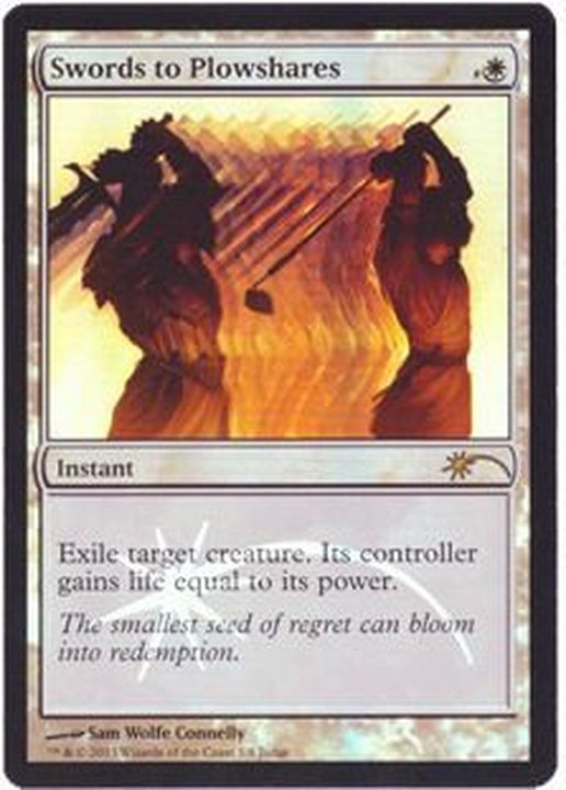 EX+](FOIL)剣を鍬に/Swords to Plowshares《英語》【Judge Promos】