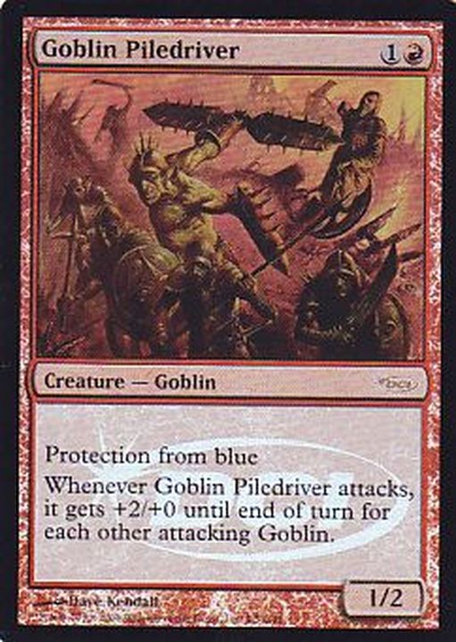 EX+](FOIL)ゴブリンの群衆追い/Goblin Piledriver《英語》【Judge Promos】