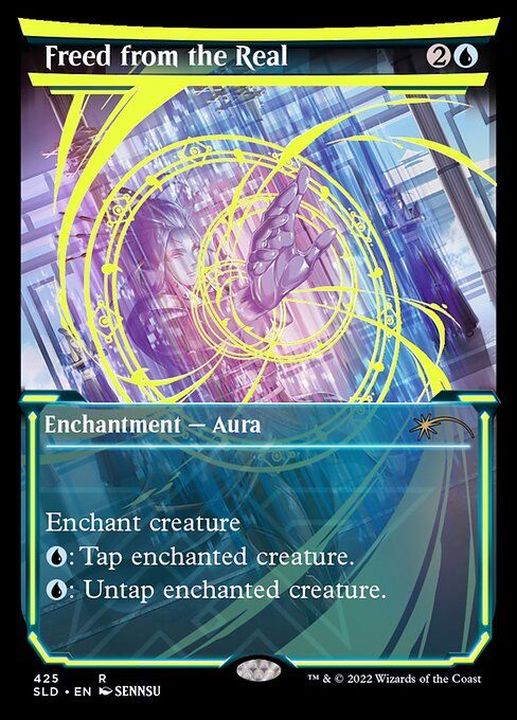 ネオンイエローFOIL)(425)現実からの遊離/Freed from the Real《英語