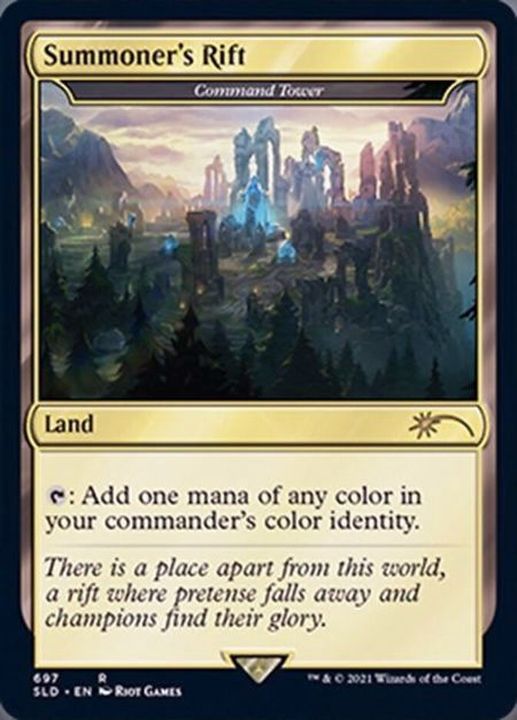 EX+](FOIL)(697)Summoner's Rift // 統率の塔/Command Tower《英語