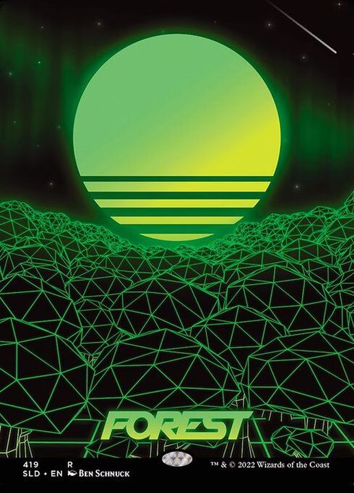 EX+](FOIL)(419)森/Forest《英語》【SLD】