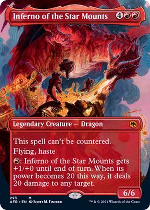 フルアート)星山脈の業火/Inferno of the Star Mounts《英語》【AFR】