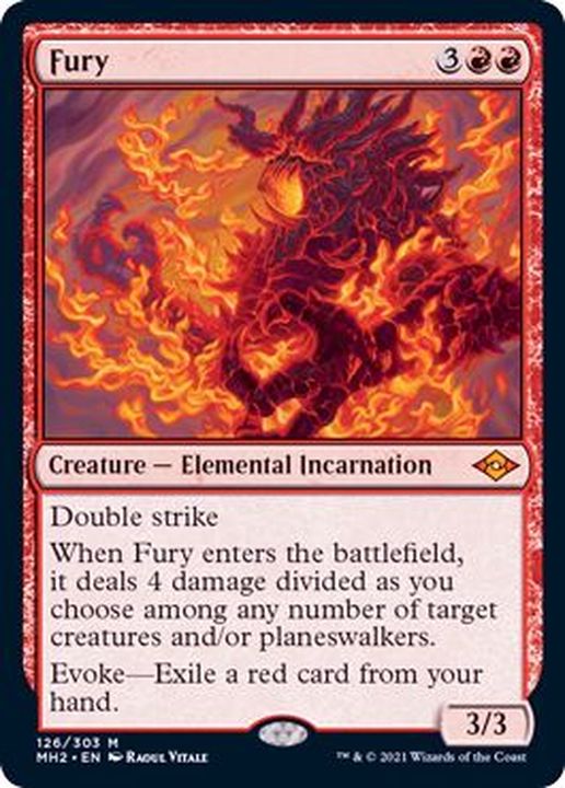 EX+](FOIL)激情/Fury《英語》【MH2】
