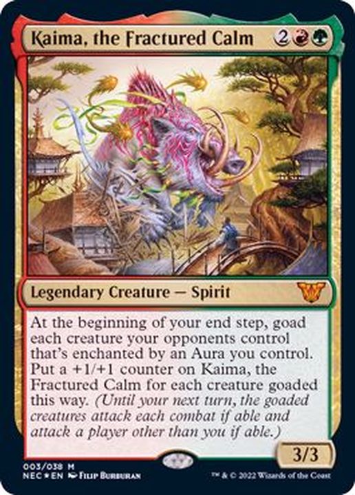 FOIL)鎮まらぬもの、怪磨/Kaima, the Fractured Calm《英語》【NEC】