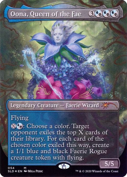 EX+](FOIL)妖精の女王、ウーナ/Oona, Queen of the Fae《英語》【SLD】