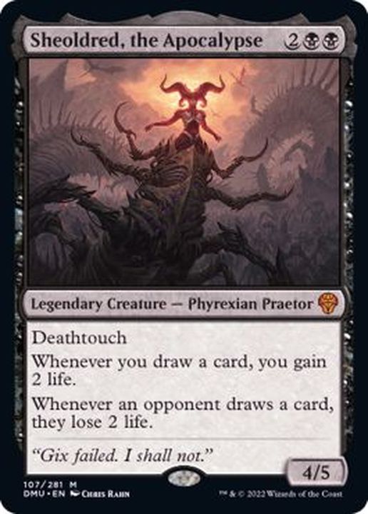 黙示録、シェオルドレッド/Sheoldred, the Apocalypse《英語》【DMU】